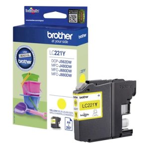 Brother Μελάνι Inkjet LC-221 Yellow (LC-221Y) (BRO-LC-221Y)Brother Μελάνι Inkjet LC-221 Yellow (LC-221Y) (BRO-LC-221Y)