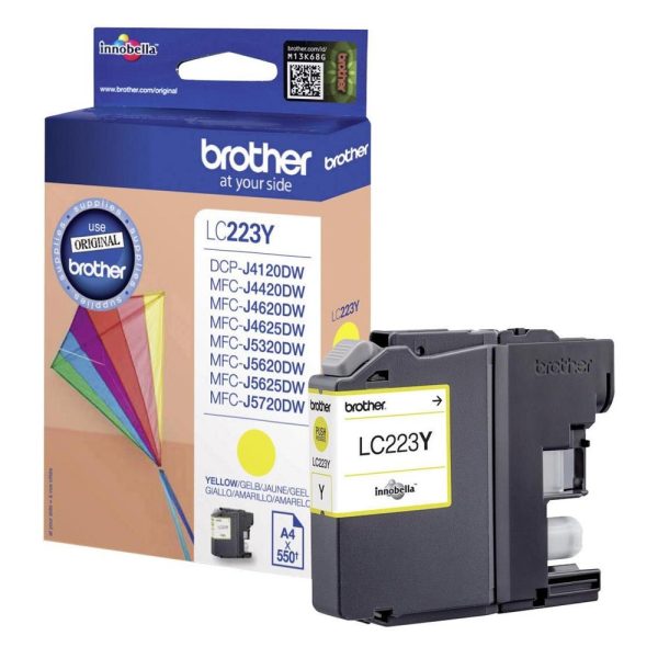 Brother Μελάνι Inkjet LC-223 Yellow (LC-223Y) (BRO-LC-223Y)