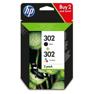 HP Μελάνι Inkjet No.302 Black & Colour 2-Pack (X4D37AE) (HPX4D37AE)HP Μελάνι Inkjet No.302 Black & Colour 2-Pack (X4D37AE) (HPX4D37AE)