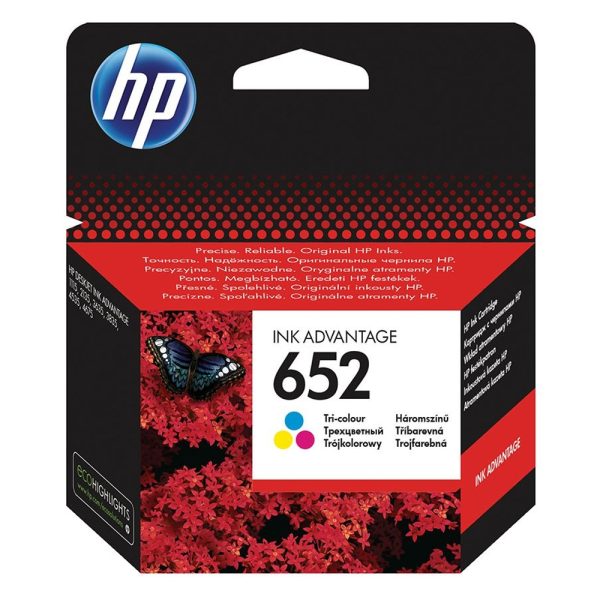 HP Μελάνι Inkjet No.652 Tri-colour (F6V24AE) (HPF6V24AE)