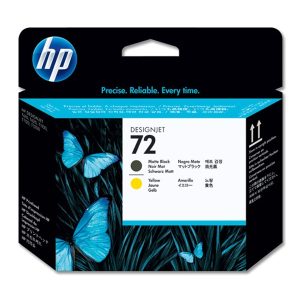 HP Κεφαλή Εκτύπωσης No.72 Matte Black & Yellow (C9384A) (HPC9384A)HP Κεφαλή Εκτύπωσης No.72 Matte Black & Yellow (C9384A) (HPC9384A)
