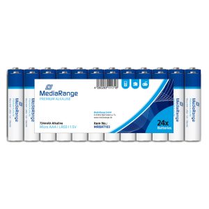 Αλκαλική Μπαταρία MediaRange Premium AAA 1.5V (LR3) (24 Pack) (MRBAT103)Αλκαλική Μπαταρία MediaRange Premium AAA 1.5V (LR3) (24 Pack) (MRBAT103)