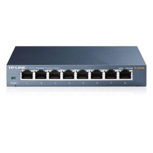 TP-LINK Switch V2 10/100/1000 Mbps 8 Ports (TL-SG108) (TPTL-SG108)TP-LINK Switch V2 10/100/1000 Mbps 8 Ports (TL-SG108) (TPTL-SG108)