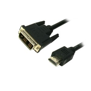 Καλώδιο MediaRange HDMI/DVI Gold-plated (24+1 Pin) 2.0M Black (MRCS118)Καλώδιο MediaRange HDMI/DVI Gold-plated (24+1 Pin) 2.0M Black (MRCS118)