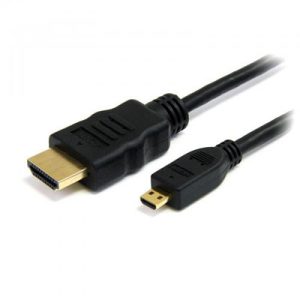 Καλώδιο MediaRange HDMI/Micro HDMI Version 1.4 with Ethernet  Gold-plated 1.0M Black (MRCS146)Καλώδιο MediaRange HDMI/Micro HDMI Version 1.4 with Ethernet  Gold-plated 1.0M Black (MRCS146)
