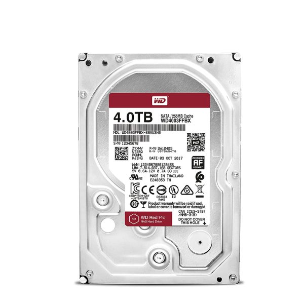 Western Digital Εσωτερικός Σκληρός Δίσκος 4TB Red Pro (CMR) (WD4003FFBX)