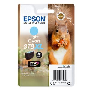 Epson Μελάνι Inkjet 378XL Light Cyan (C13T37954010) (EPST379540)Epson Μελάνι Inkjet 378XL Light Cyan (C13T37954010) (EPST379540)