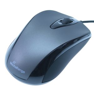 MediaRange Optical Mouse (Black/Grey, Wired) (MROS201)MediaRange Optical Mouse (Black/Grey, Wired) (MROS201)