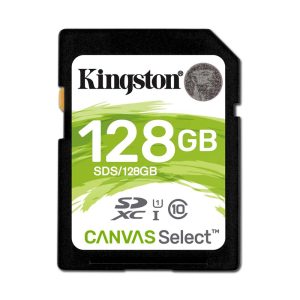 Kingston Flash card SD 128GB  Canvas Select Plus (SDS2/128GB) (KINSDS2/128GB)Kingston Flash card SD 128GB  Canvas Select Plus (SDS2/128GB) (KINSDS2/128GB)