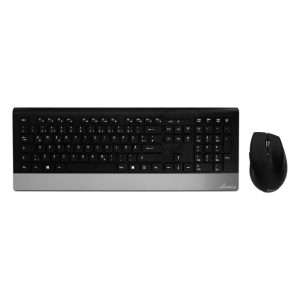 MediaRange Wireless Keyboard & Mouse Combo Highline Series (Black/Silver) (MROS105-GR)MediaRange Wireless Keyboard & Mouse Combo Highline Series (Black/Silver) (MROS105-GR)