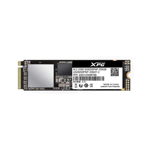 ADATA SSD  256GB XPG SX8200 Pro M.2 PCIe | M.2 2280 (ASX8200PNP-256GT-C)