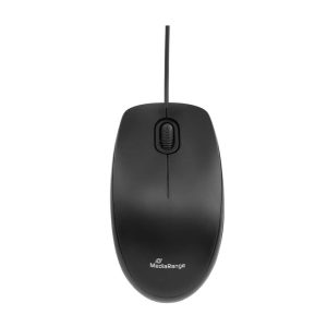 MediaRange Optical Mouse Corded 3-Button Silent-click (Black, Wired) (MROS212)MediaRange Optical Mouse Corded 3-Button Silent-click (Black, Wired) (MROS212)