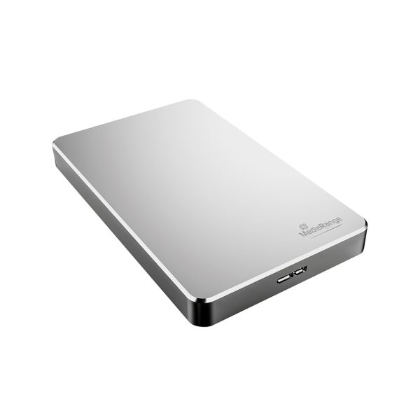 MediaRange External USB 3.0 Hard Disk Drive, HDD, 2TB, Silver (MR997) (MR997)