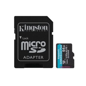 Kingston microSD Memory Card 64GB Canvas Go! Plus (SDCG3/64GB) (KINSDCG3/64GB)Kingston microSD Memory Card 64GB Canvas Go! Plus (SDCG3/64GB) (KINSDCG3/64GB)