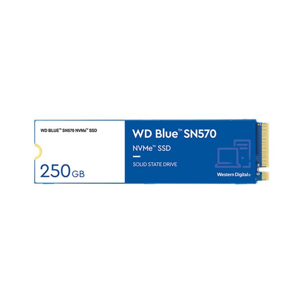 Western Digital Δίσκος SSD 2.5'' SN570 NVMe Blue 250GB (WDS250G3B0C)