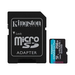 Kingston microSD Memory Card 256GB Canvas Go! Plus (SDCG3/256GB) (KINSDCG3/256GB)Kingston microSD Memory Card 256GB Canvas Go! Plus (SDCG3/256GB) (KINSDCG3/256GB)