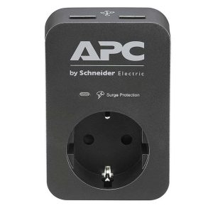 APC Essential SurgeArrest Πρίζα Ασφαλείας 1 Θέσης + 2 USB Black (PME1WU2B-GR) (APCPME1WU2B-GR)APC Essential SurgeArrest Πρίζα Ασφαλείας 1 Θέσης + 2 USB Black (PME1WU2B-GR) (APCPME1WU2B-GR)
