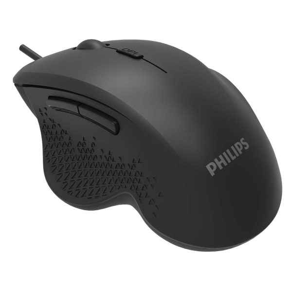 Philips SPK7444 Ενσύρματο Ποντίκι Μαύρο (SPK7444/01) (PHISPK7444/01)