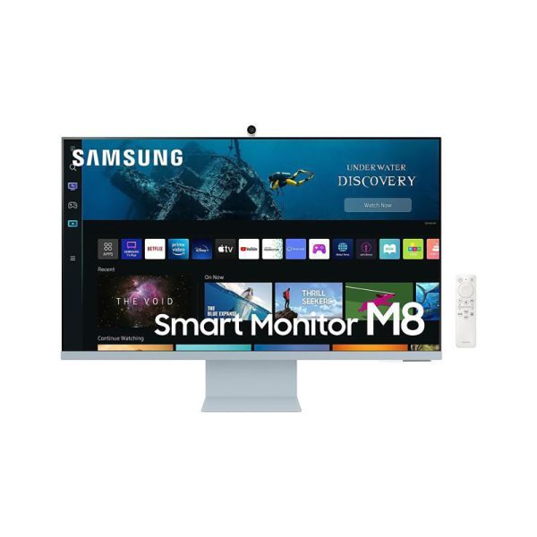 SAMSUNG LS32BM80BUUXEN Smart 4K Ergonomic Monitor 32'' with Webcam & speakers (SAMLS32BM80BUUXEN)