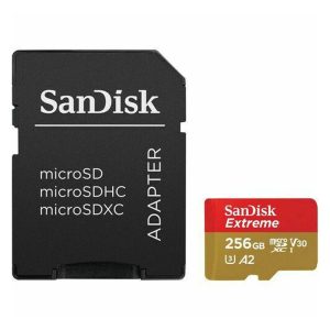 SanDisk Extreme Flash Memory Card 256 GB  microSDXC UHS-I (SDSQXAV-256G-GN6MA) (SANSDSQXAV-256G-GN6MA)SanDisk Extreme Flash Memory Card 256 GB  microSDXC UHS-I (SDSQXAV-256G-GN6MA) (SANSDSQXAV-256G-GN6MA)