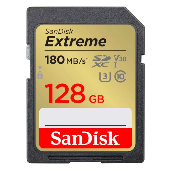 SanDisk Extreme 128 GB SDXC UHS-I (SDSDXVA-128G-GNCIN) (SANSDSDXVA-128G-GNCIN)