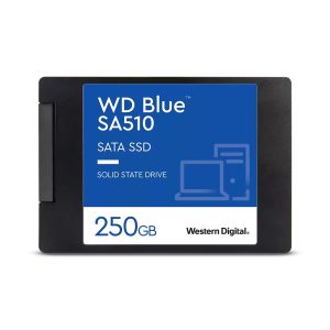 Western Digital Blue SA510 SATA SSD 250GB 2.5”/7mm Cased (WDS250G3B0A)Western Digital Blue SA510 SATA SSD 250GB 2.5”/7mm Cased (WDS250G3B0A)