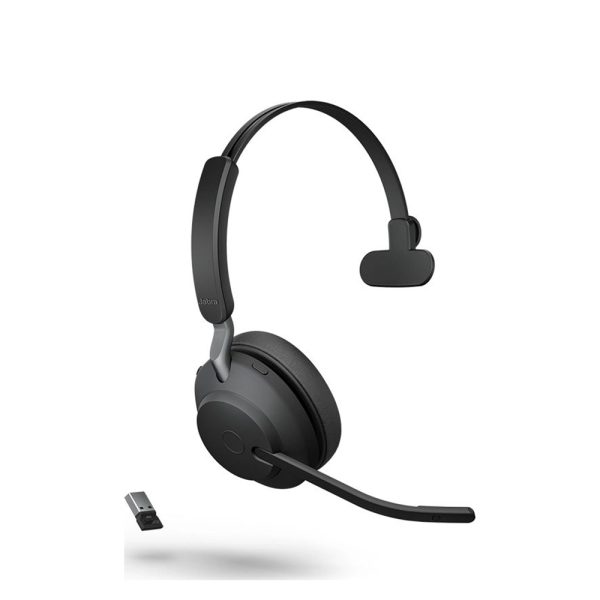 Jabra Evolve2 65 VOIP Headset Link380a MS Mono Black (26599-899-999) (JAB26599-899-999)