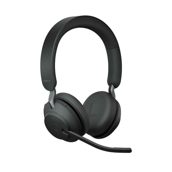 Jabra Evolve2 65 VOIP Headset Link380a UC Stereo Black (26599-989-999) (JAB26599-989-999)