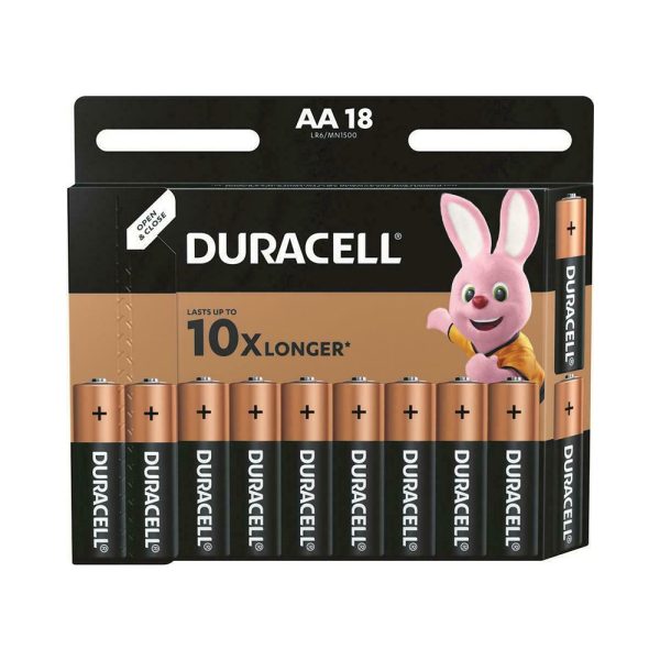 Duracell Αλκαλικές Μπαταρίες AA 1.5V 18τμχ (DAALR6MN150018) (DURDAALR6MN150018)