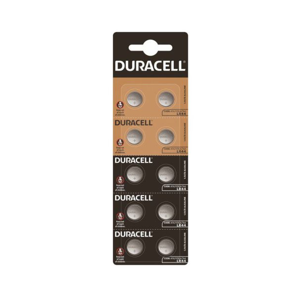 Duracell Αλκαλικές Μπαταρίες HSDC LR44 1.5V 10τμχ (DRLR44)(DURDRLR44)