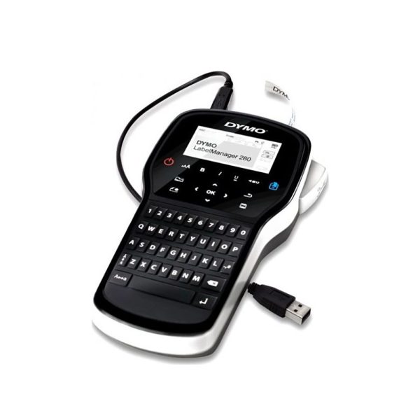 Dymo LabelManager 280 With Case Ηλεκτρονικός Ετικετογράφος Χειρός σε Μαύρο Χρώμα (S0968990) (DYMO280CASE)
