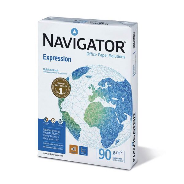 Επαγγελματικό Χαρτί Εκτύπωσης Navigator (Expression) A4 90g/m² 500 Φύλλα (NVG330965)
