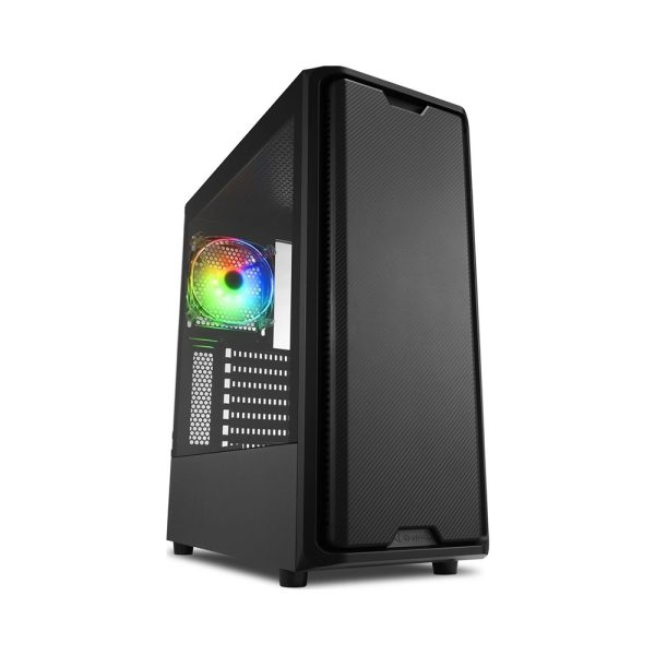 Sharkoon SK3 RGB Gaming Midi Tower Computer Case Black (25930931) (SHR25930931)