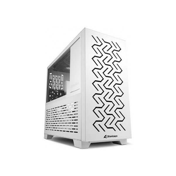 Sharkoon MS-Z1000 Midi Tower Computer Case White (34038522) (SHR34038522)