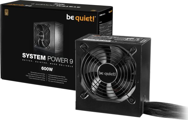 Be Quiet System Power 9 600W Τροφοδοτικό Υπολογιστή Full Wired 80 Plus Bronze