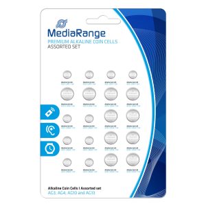Αλκαλική Μπαταρία MediaRange Premium Coin Cells Assorted Set (20 Pack) (MRBAT119)Αλκαλική Μπαταρία MediaRange Premium Coin Cells Assorted Set (20 Pack) (MRBAT119)