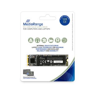 MediaRange Internal M.2 2280 solid state drive, SATA 6 Gb/s, 128GB (MR1021)MediaRange Internal M.2 2280 solid state drive, SATA 6 Gb/s, 128GB (MR1021)