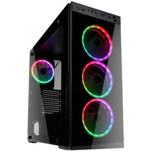 Kolink Horizon RGB Midi-Tower, Tempered Glass PC Case - blackKolink Horizon RGB Midi-Tower, Tempered Glass PC Case - black
